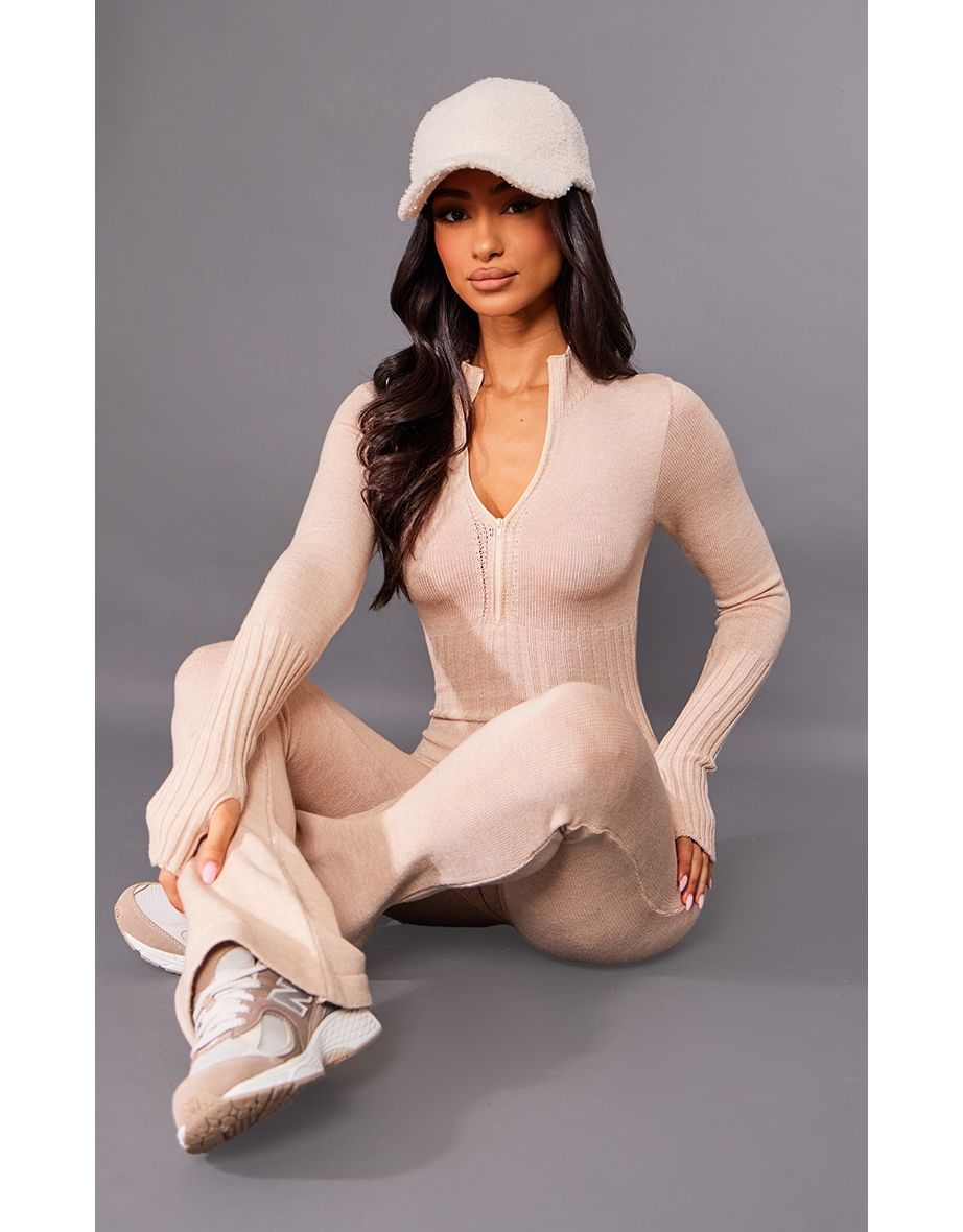 Zipped up jumpsuit hot sale