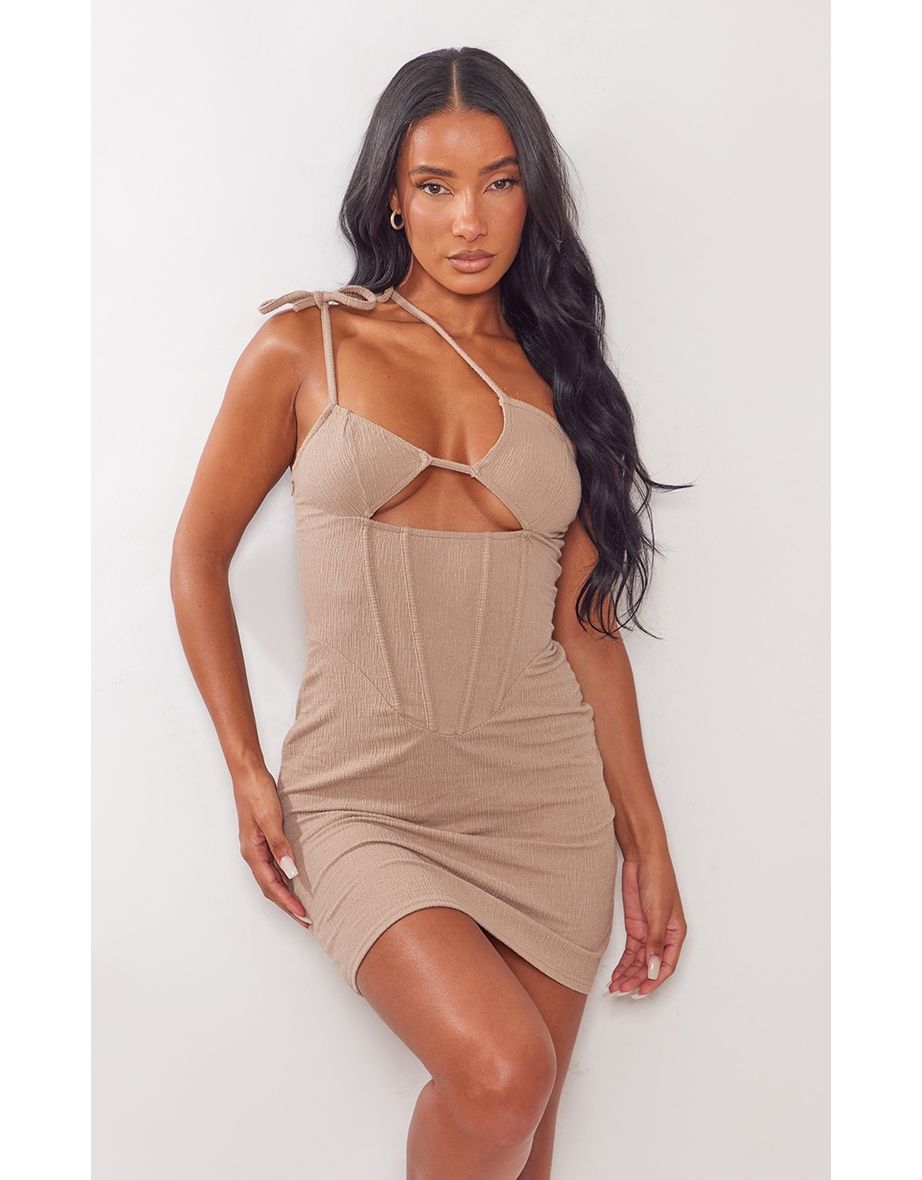 Corset jersey dress online