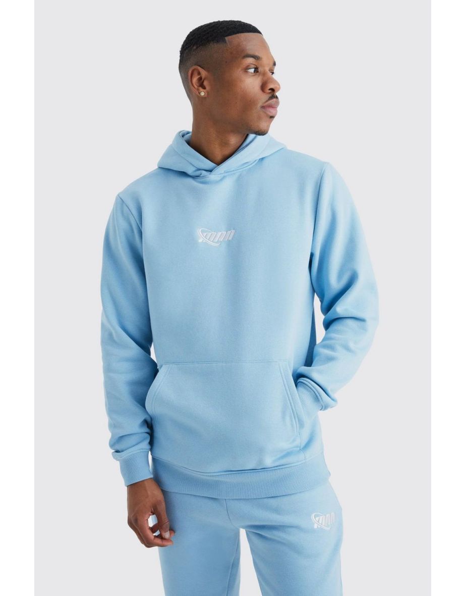 Mens navy slim fit tracksuit online