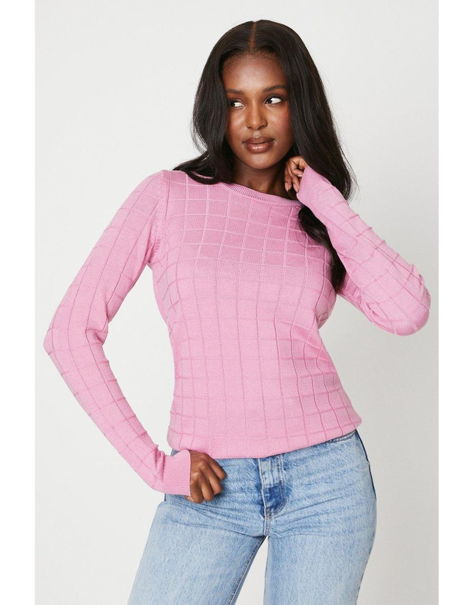Dorothy perkins pink jumper sale