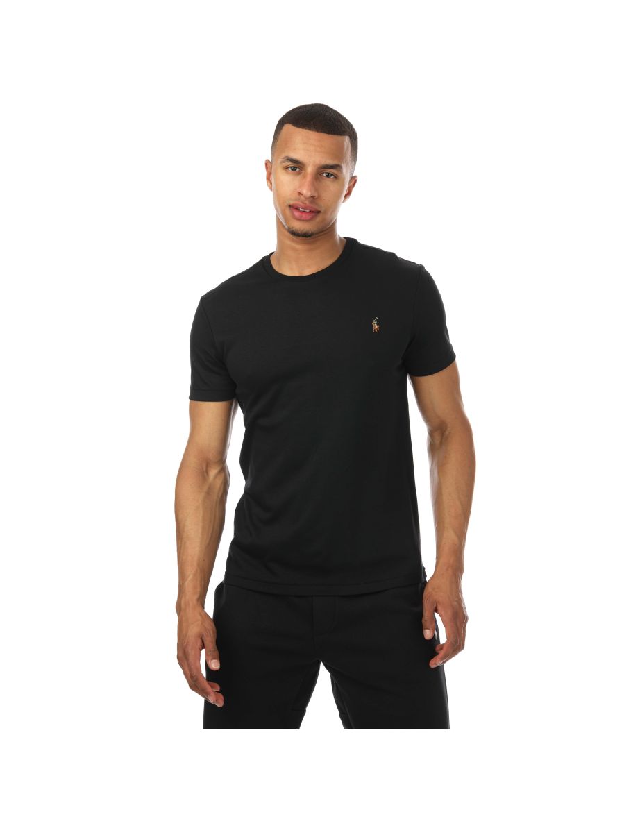 Men's Ralph Lauren Slim Fit Soft Touch T-Shirt in Black
