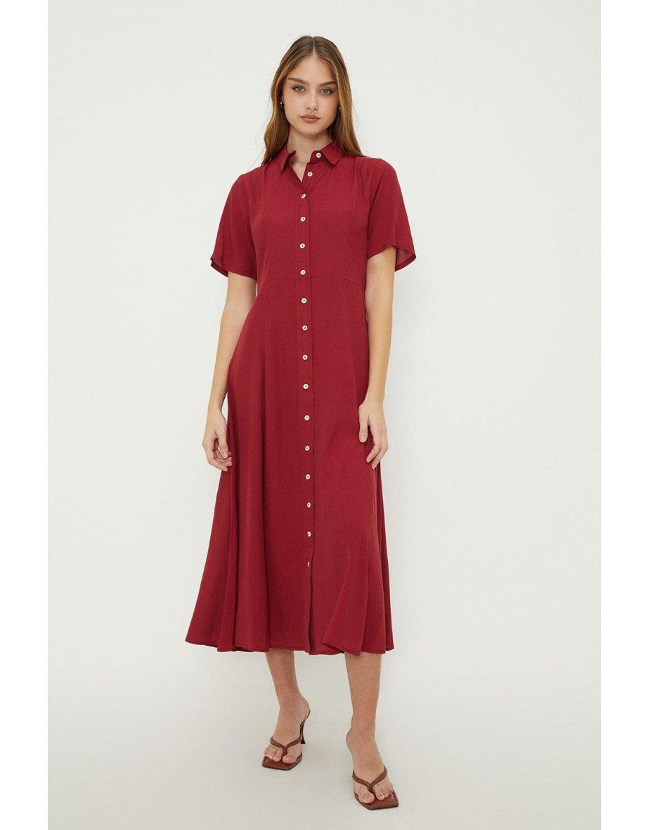 Dorothy perkins maroon dress clearance