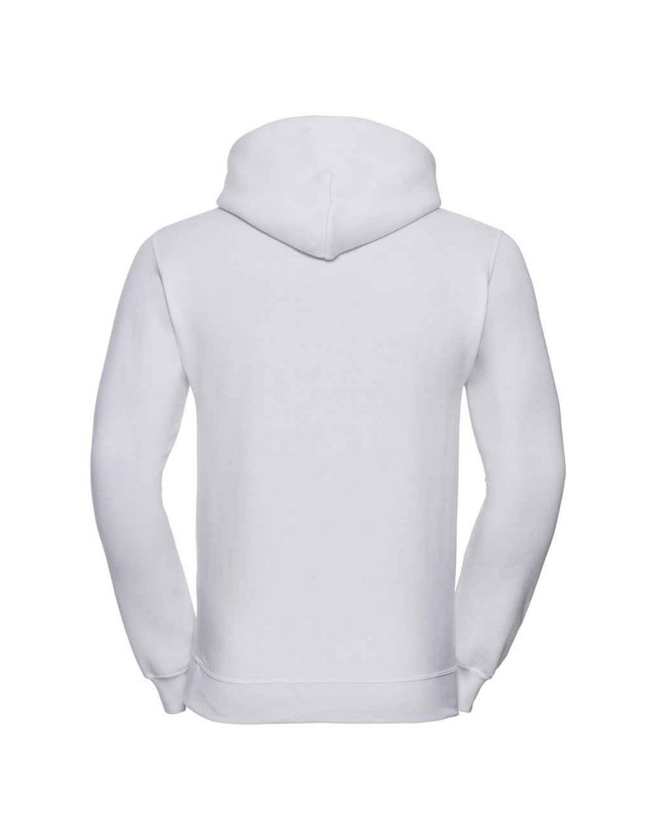 Russell Mens Plain Hoodie - White - 1
