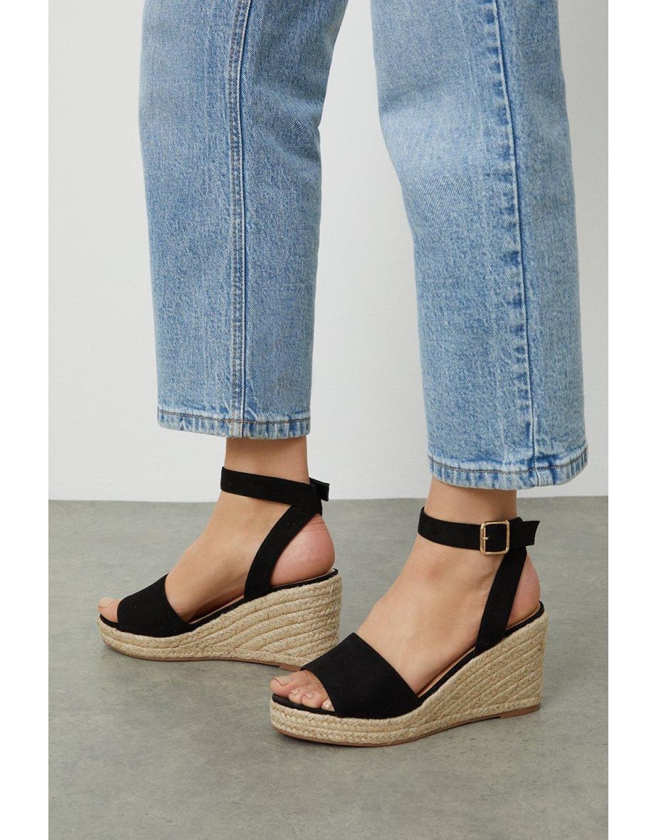 Dorothy perkins sale black wedges