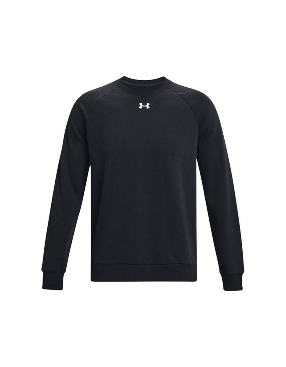 Under Armour  Adult Rival Fleece Crew Neck Sweatshirt - Black/White - 1