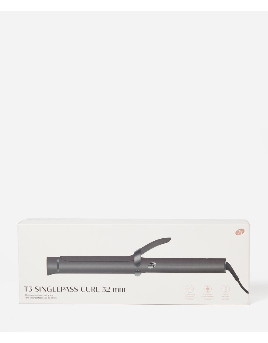 SinglePass Curl 32mm Professional Curling Iron Graphite - 2