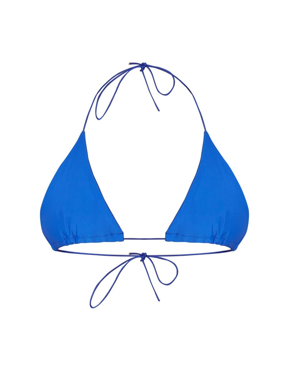 Blue Triangle Shock Chord Bikini Top - 3