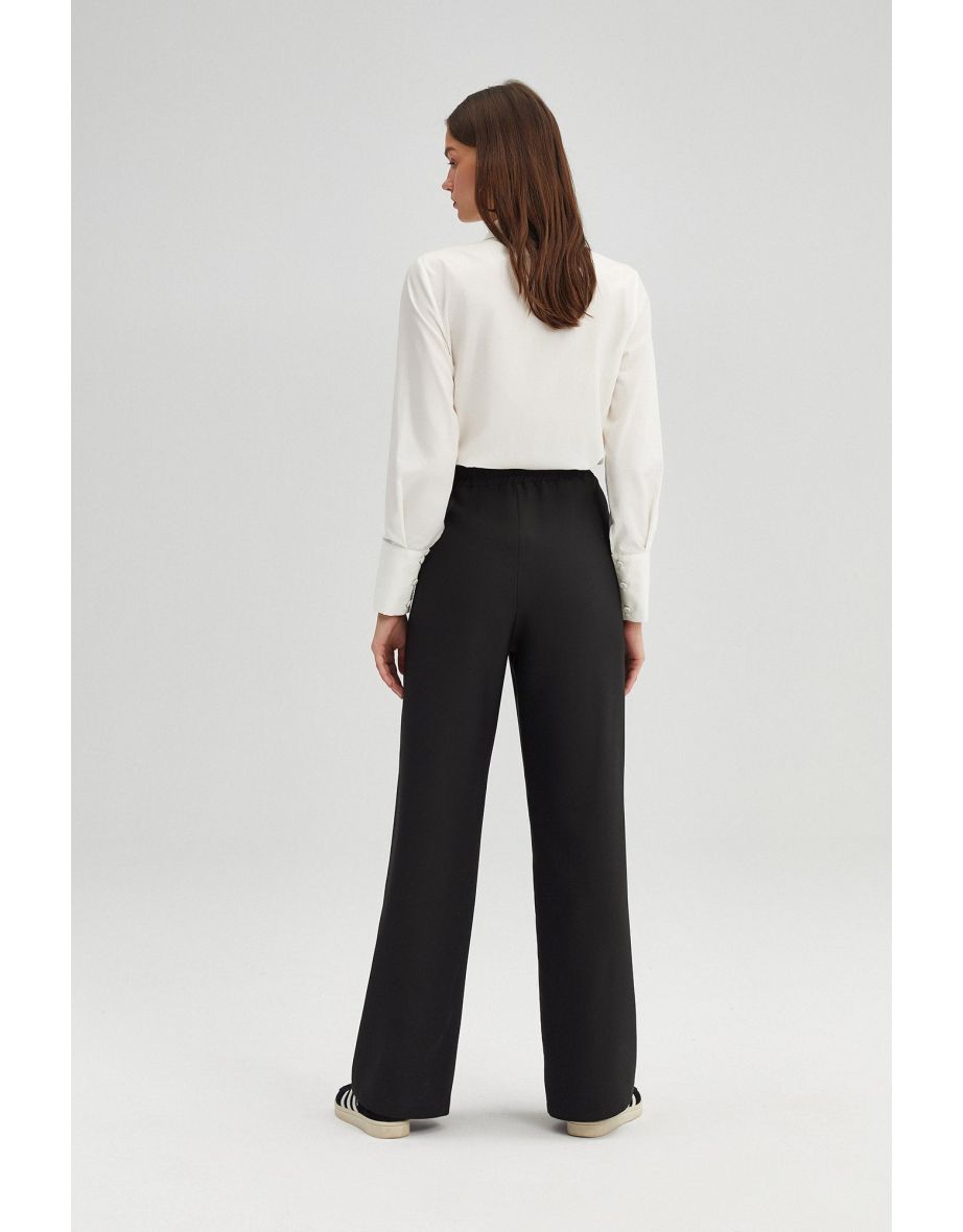 RIBBED CREPE TROUSERS - 2