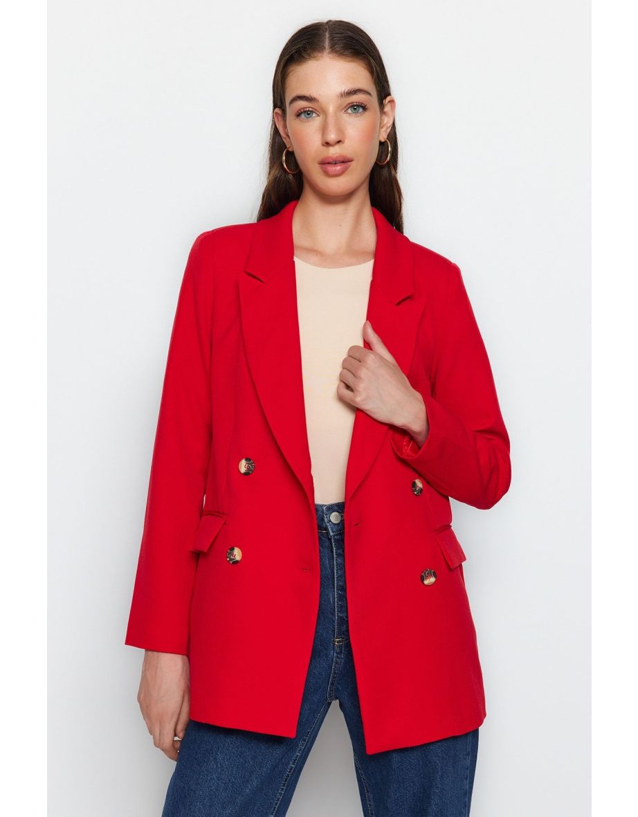 Blazer - Red - Oversize - 8