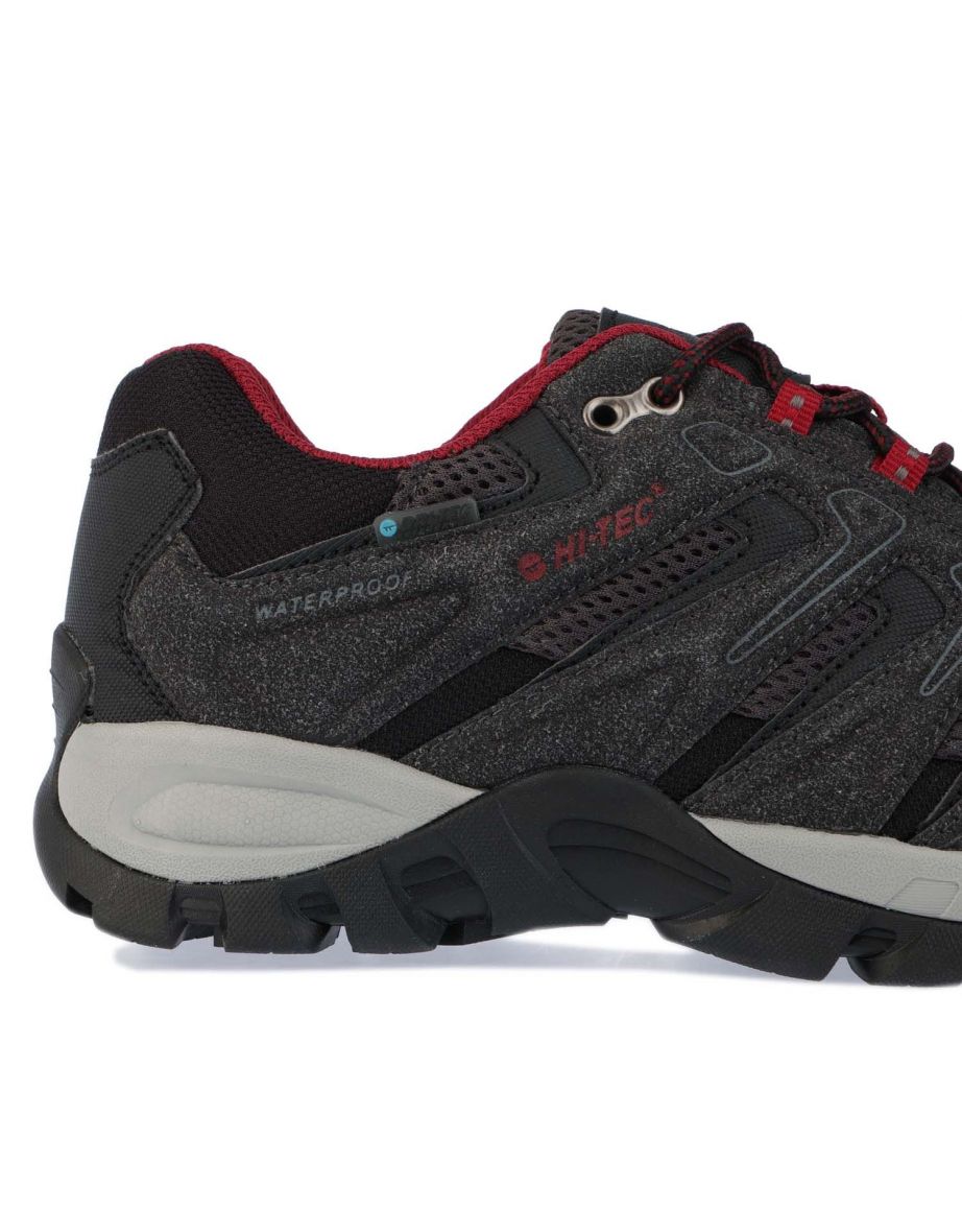 Women's Hi-Tec Torca Low Waterproof Walking Shoes in Grey - 5
