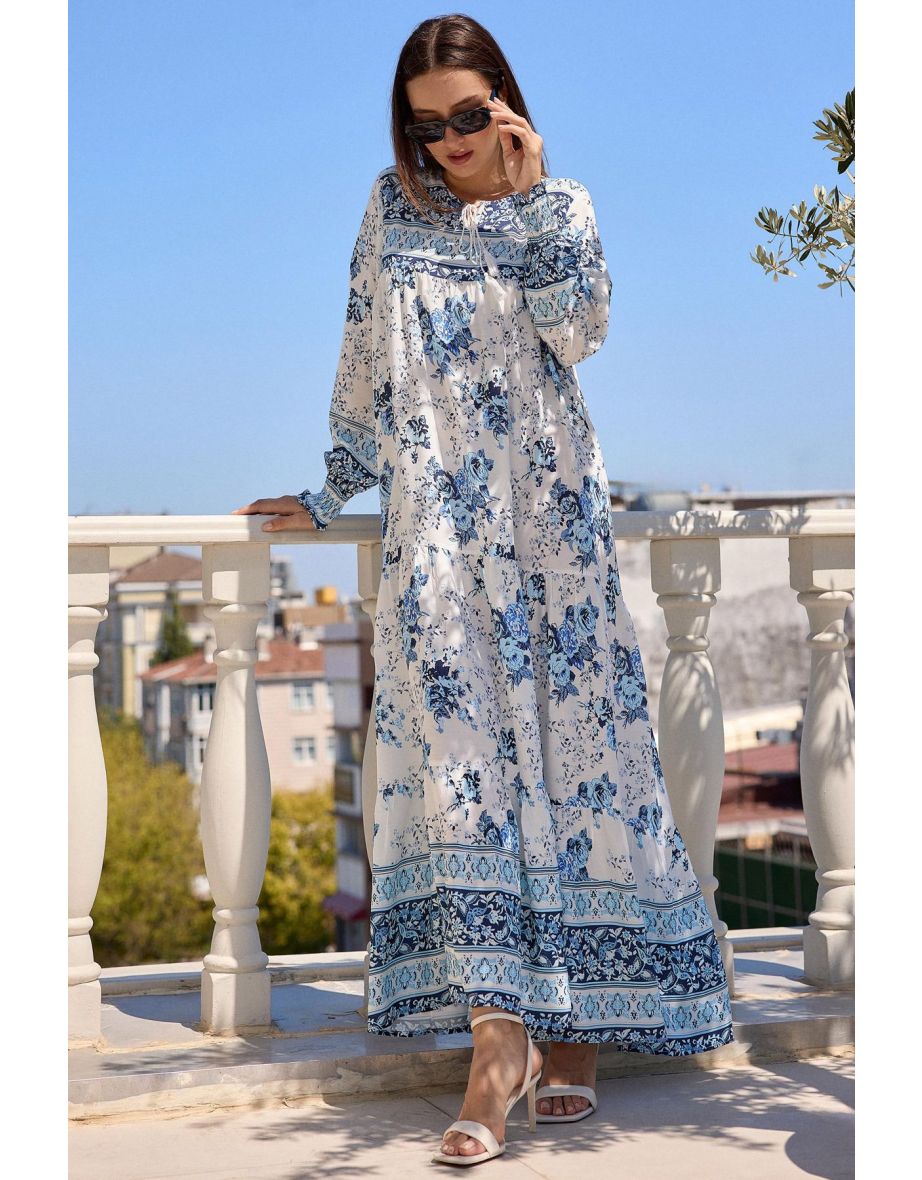 Dress - Blue - A-line