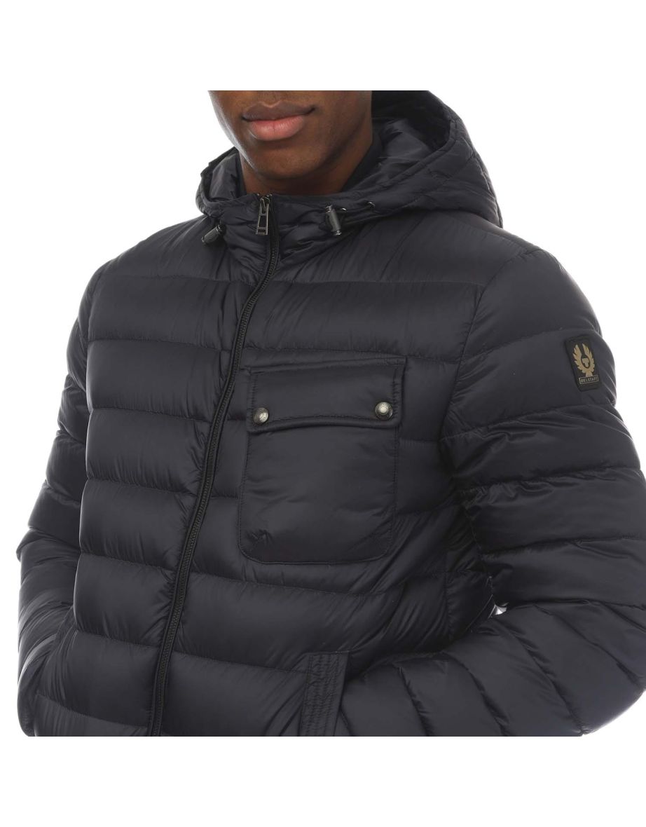 Men's Belstaff Down Filled Nylon Streamline Jacket in Blue - 3