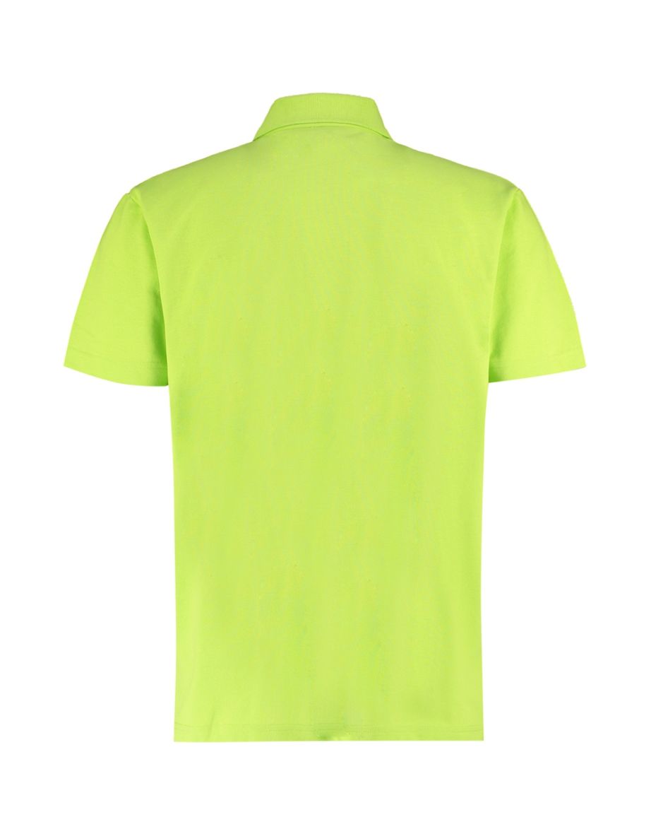 Kustom Kit Mens Regular Fit Workforce Pique Polo Shirt - Lime Green - 1