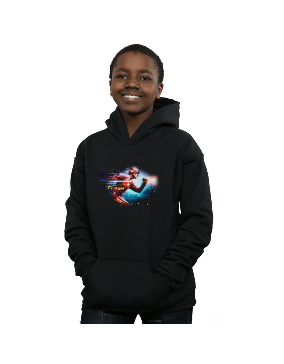 DC Comics Boys The Flash Sparks Hoodie - Black