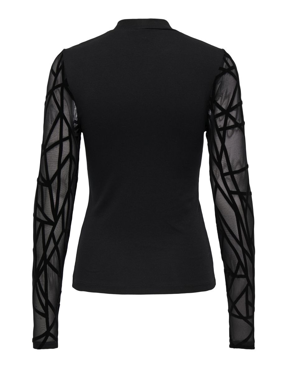 ONLCOLETTE LIFE L/S MESH MIX TOP BOX JRS - 8