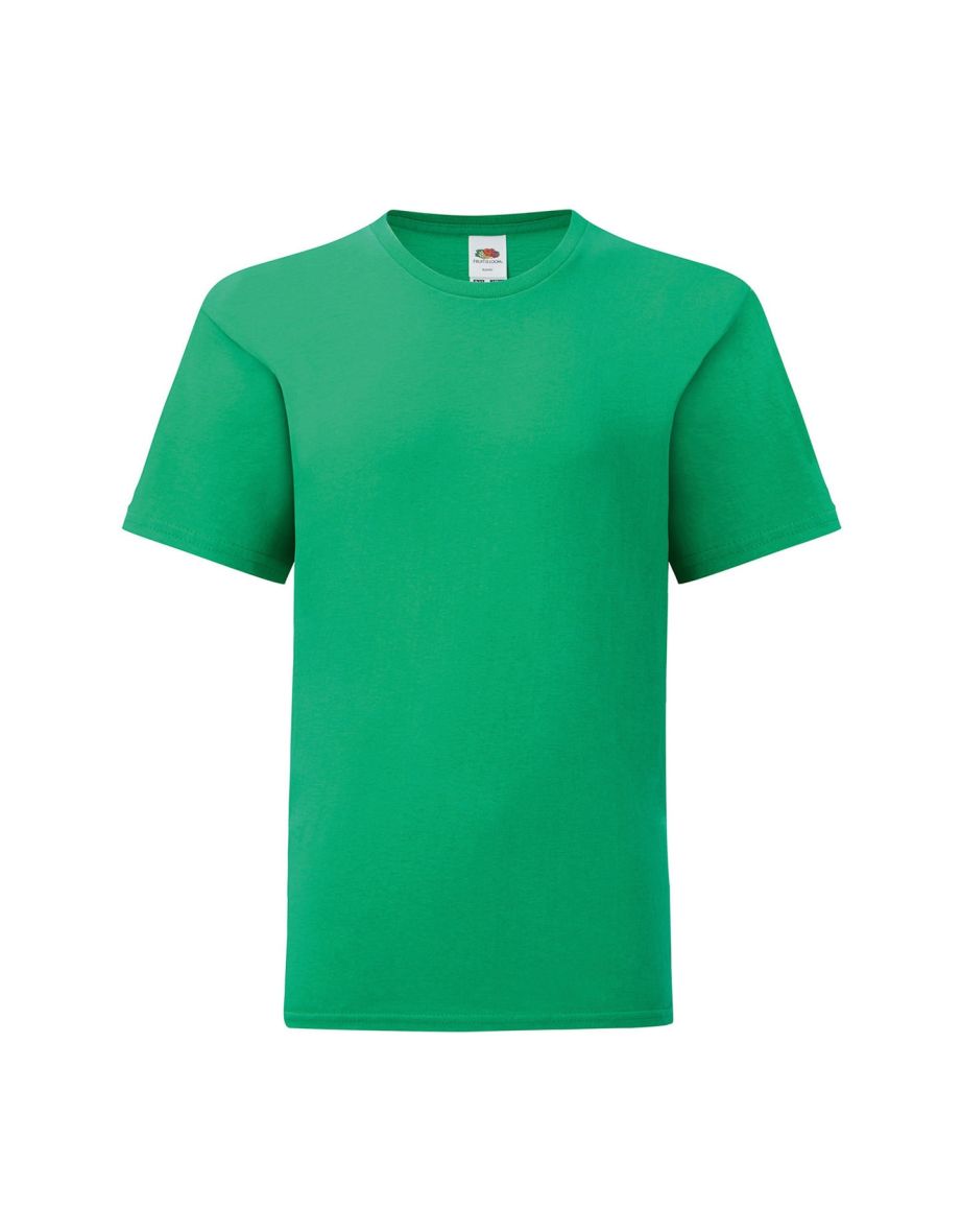 Fruit of the Loom Childrens/Kids Iconic 150 T-Shirt - Kelly Green