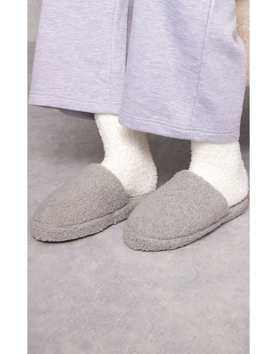 Grey Borg Slip On Slippers - 3