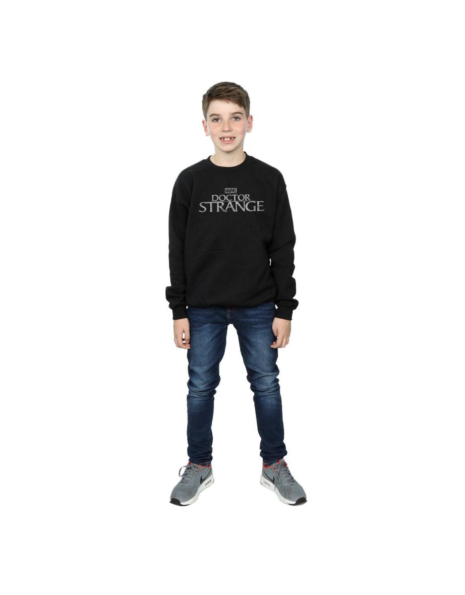 Marvel Boys Doctor Strange Logo Sweatshirt - Black - 3