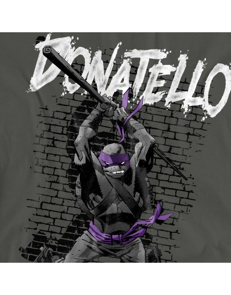 Teenage Mutant Ninja Turtles Unisex Adult Donatello T-Shirt - Charcoal - 3