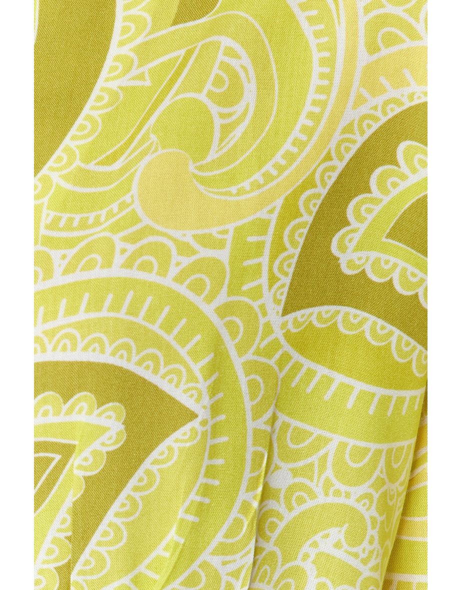 Pajama Set - Yellow - Graphic - 7