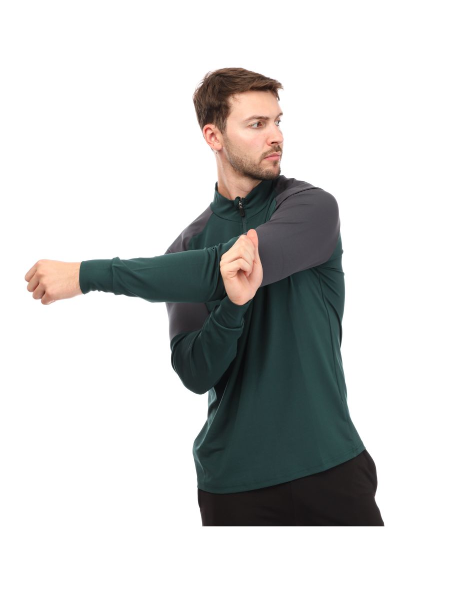 Men's Castore Quarter Zip in Green - 3