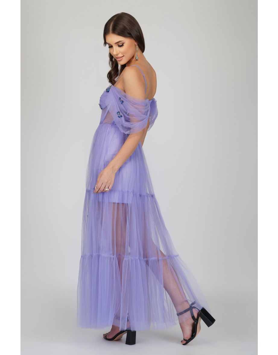 Lottie Purple Butterfly Dress - 4