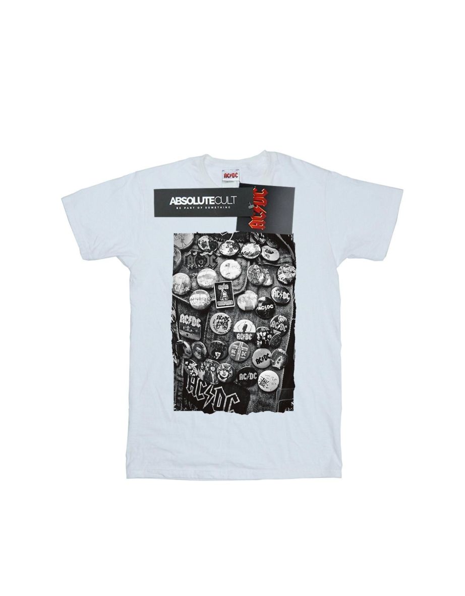 AC/DC Boys Badges Collection T-Shirt - White