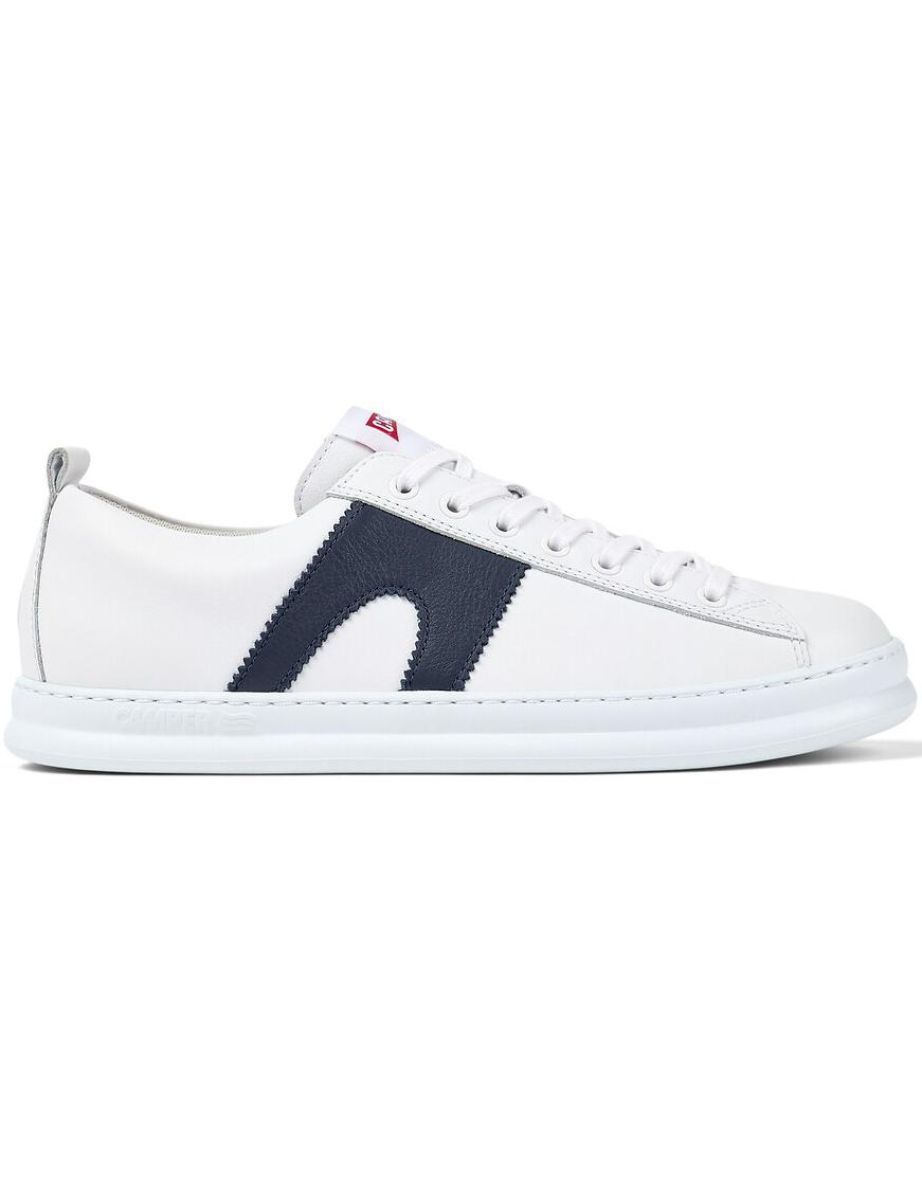 Rebound Optic Leather Trainers