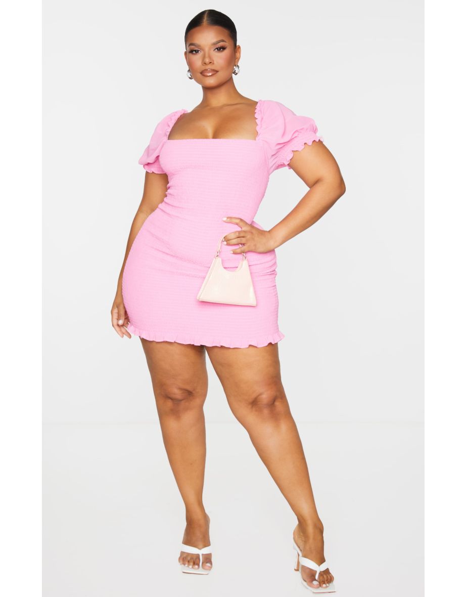 Shirred clearance bodycon dress