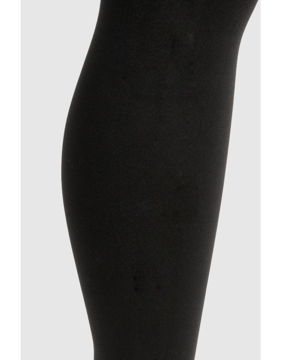 Plus 200 denier tights - black - 2