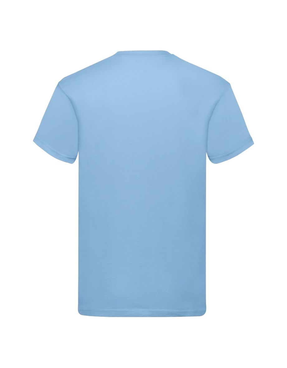 Fruit Of The Loom Mens Original Short Sleeve T-Shirt - Sky Blue