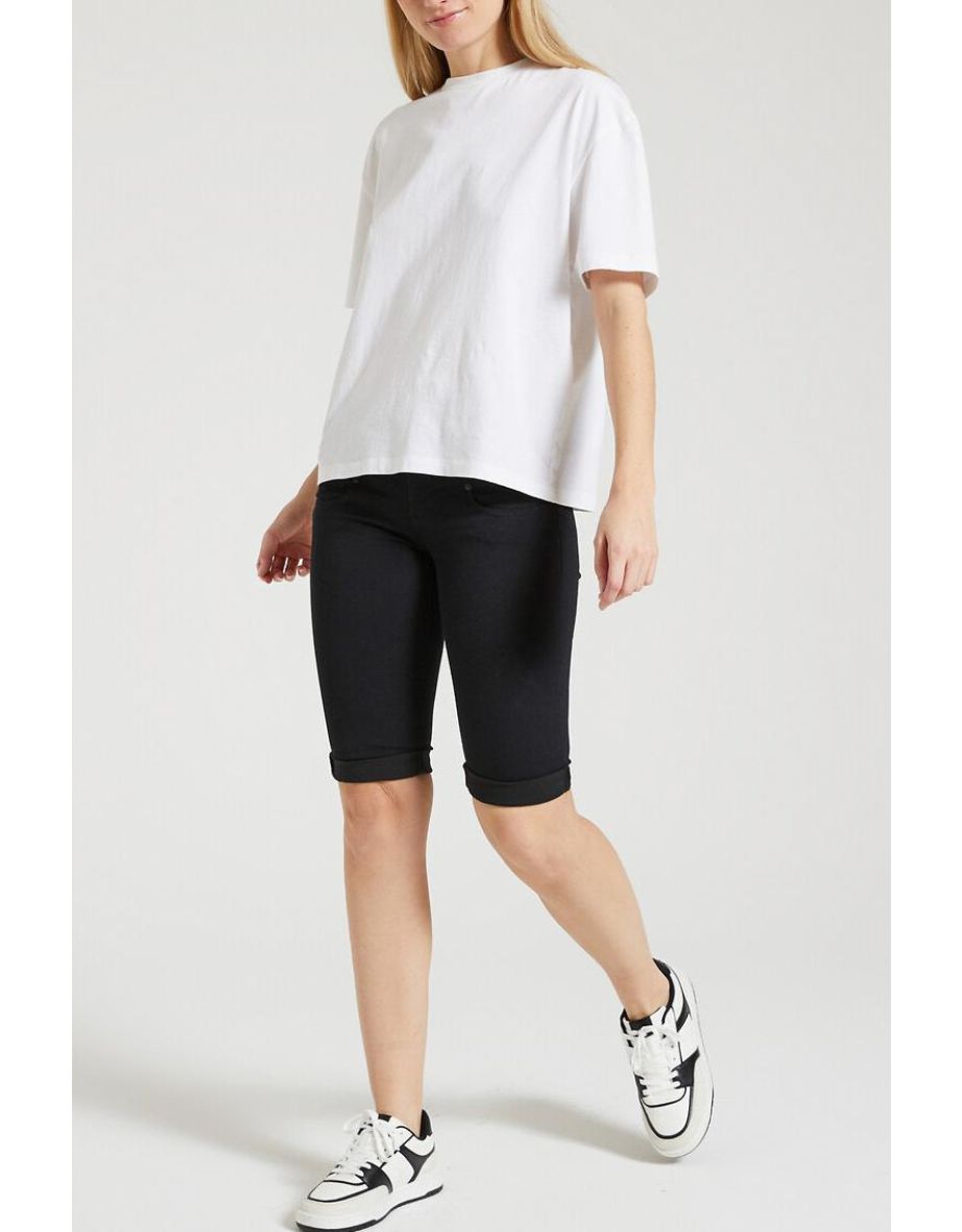 Cotton Mix Bermuda Shorts