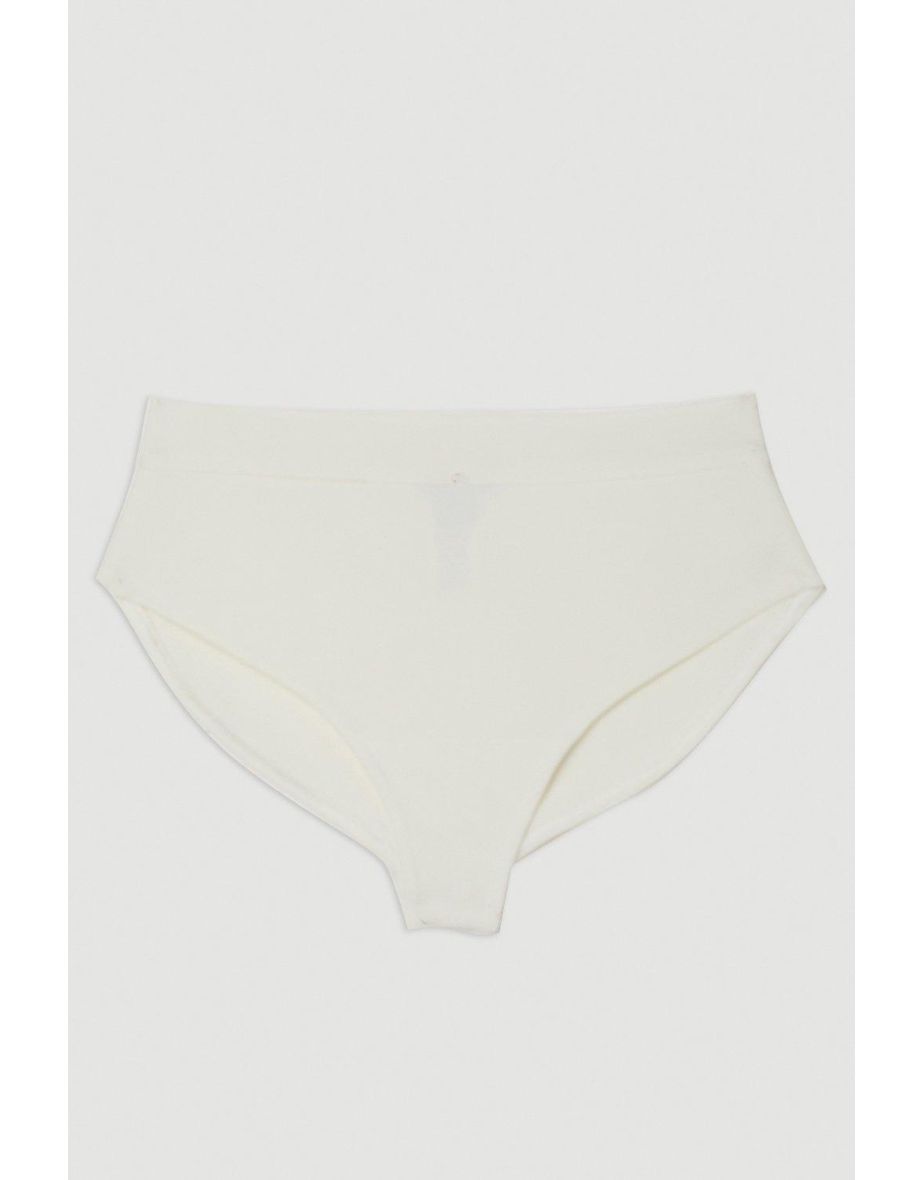 High Waisted Bandage Bikini Bottoms - 3