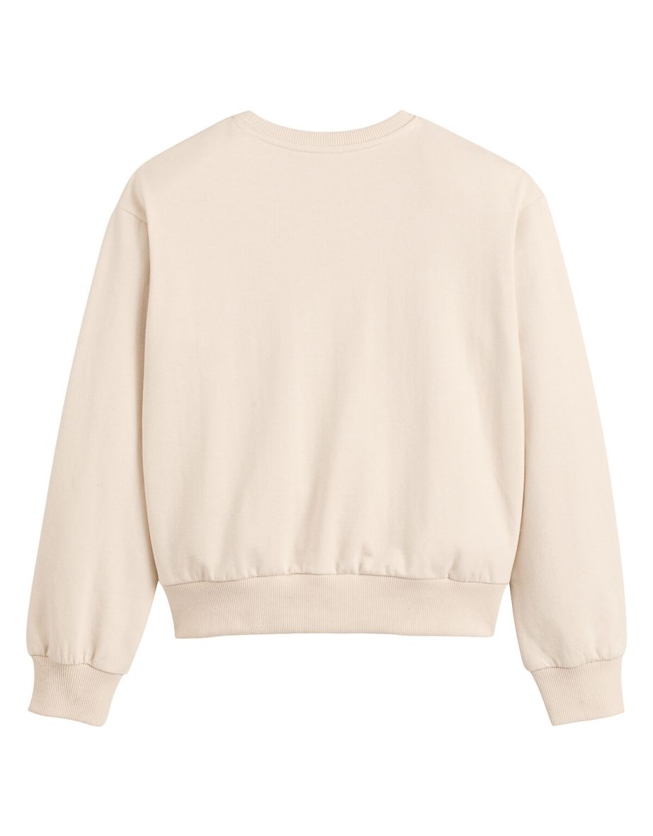 New York Sweatshirt with Crew Neck in Cotton Mix - 4