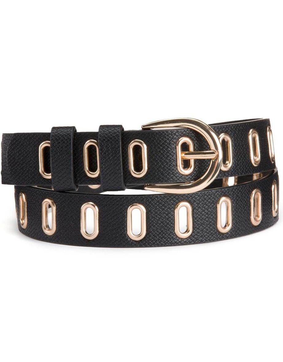 Oval Eyelet Belt