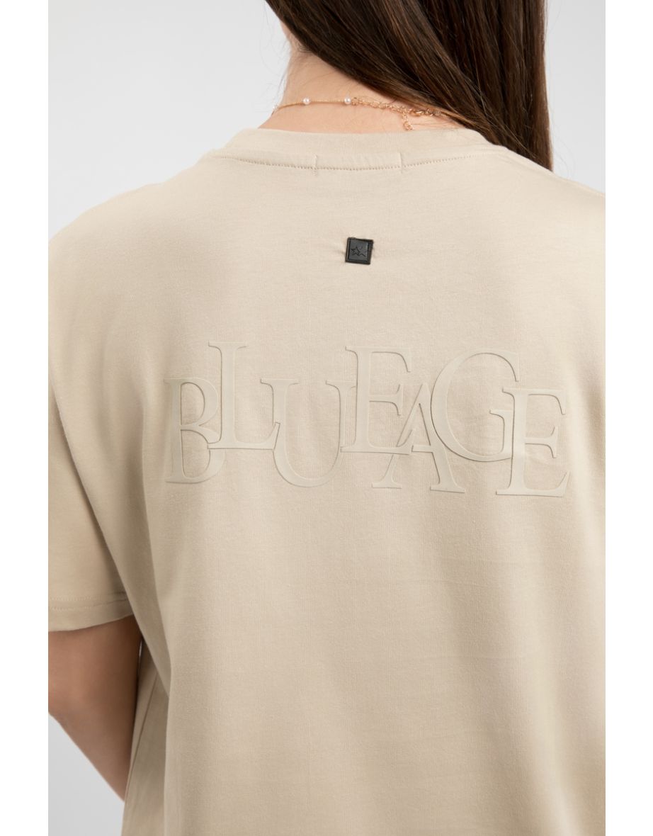 Sustainable T-Shirt with Tone-on-Tone Bunchy Prints - 3