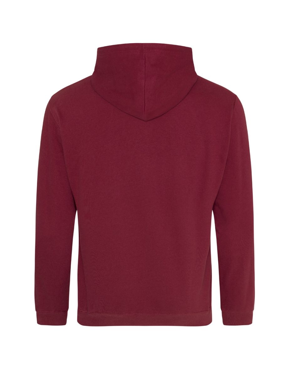 Awdis Unisex Adult College Hoodie - Burgundy - 1