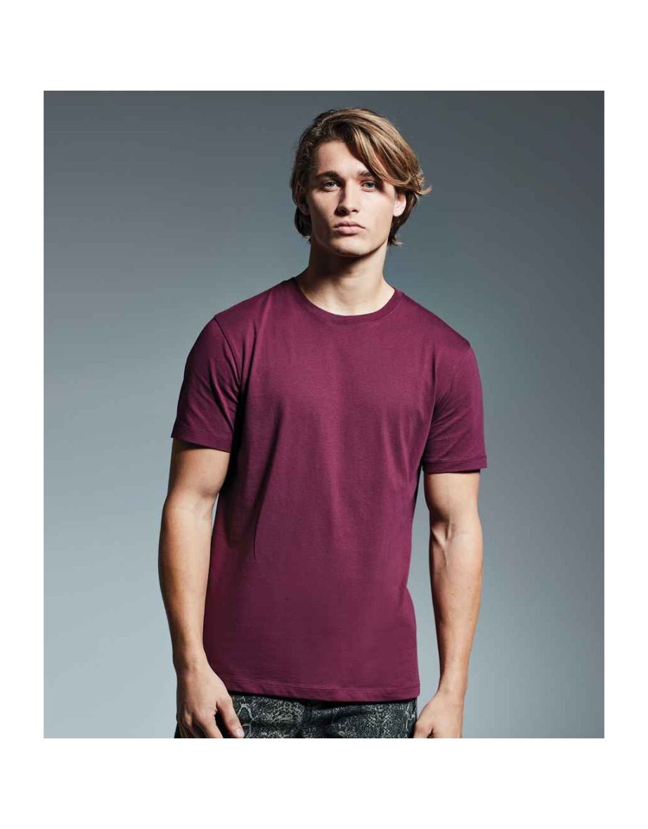 Anthem Mens Organic T-Shirt - Burgundy - 3