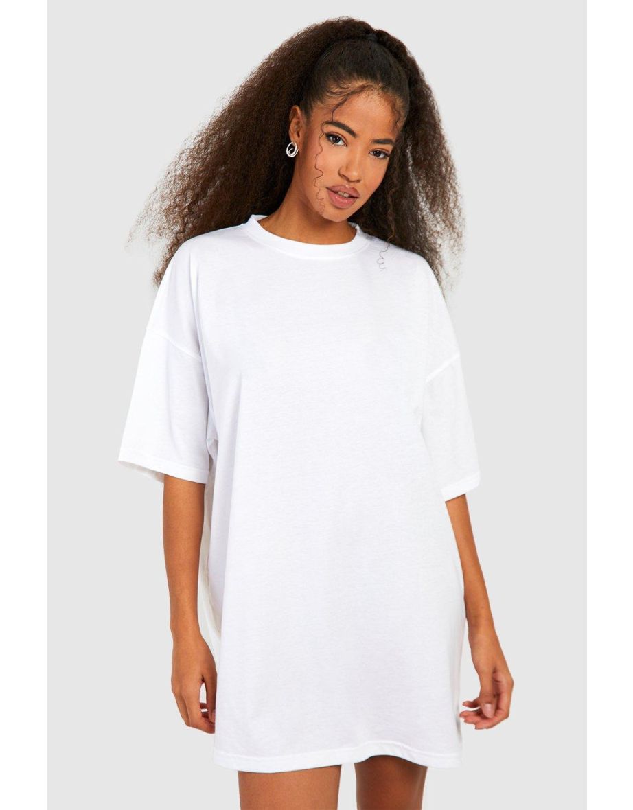 Oversized cotton t shirt dress best sale