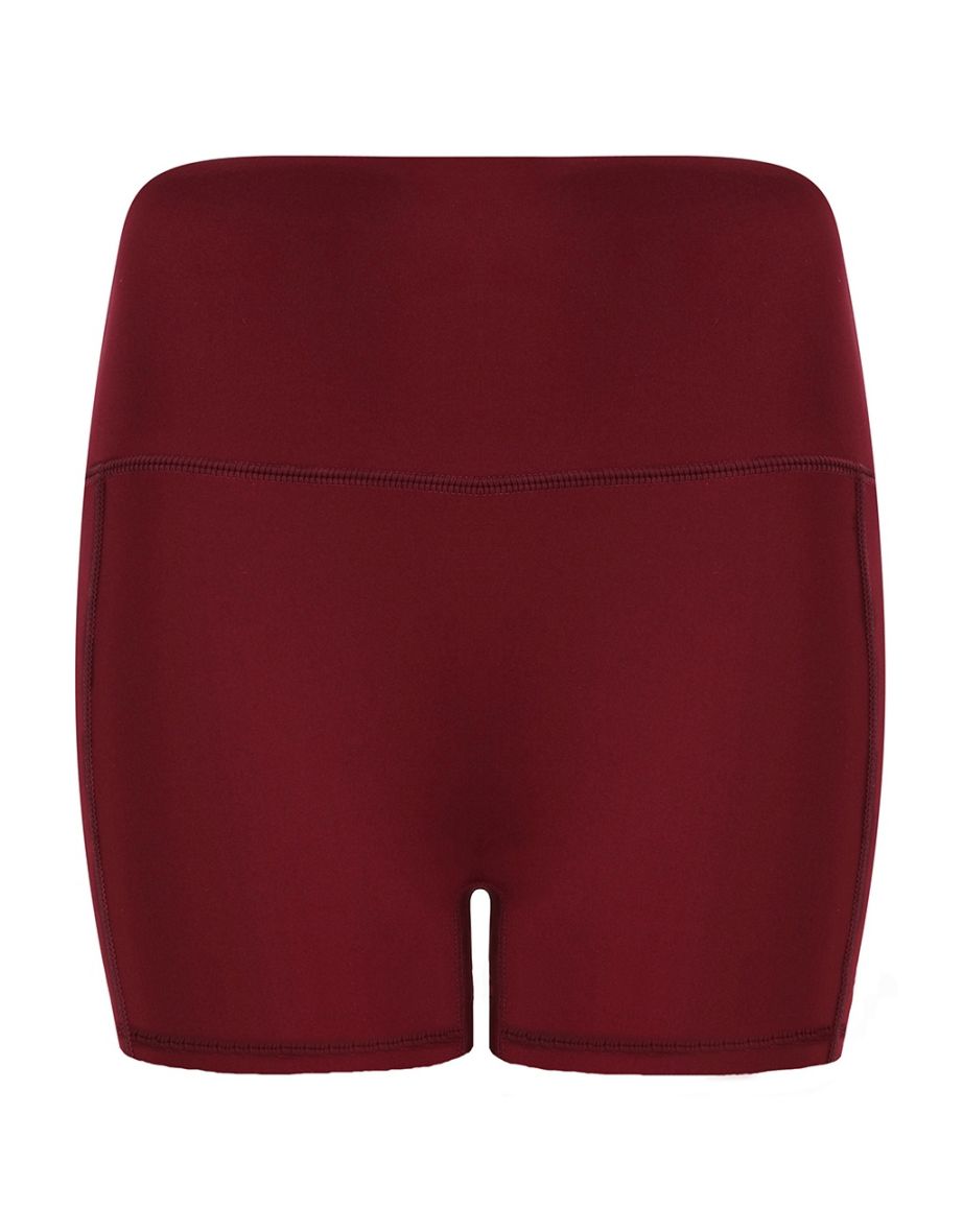 Tombo Womens/Ladies Pocket Shorts - Dark Burgundy