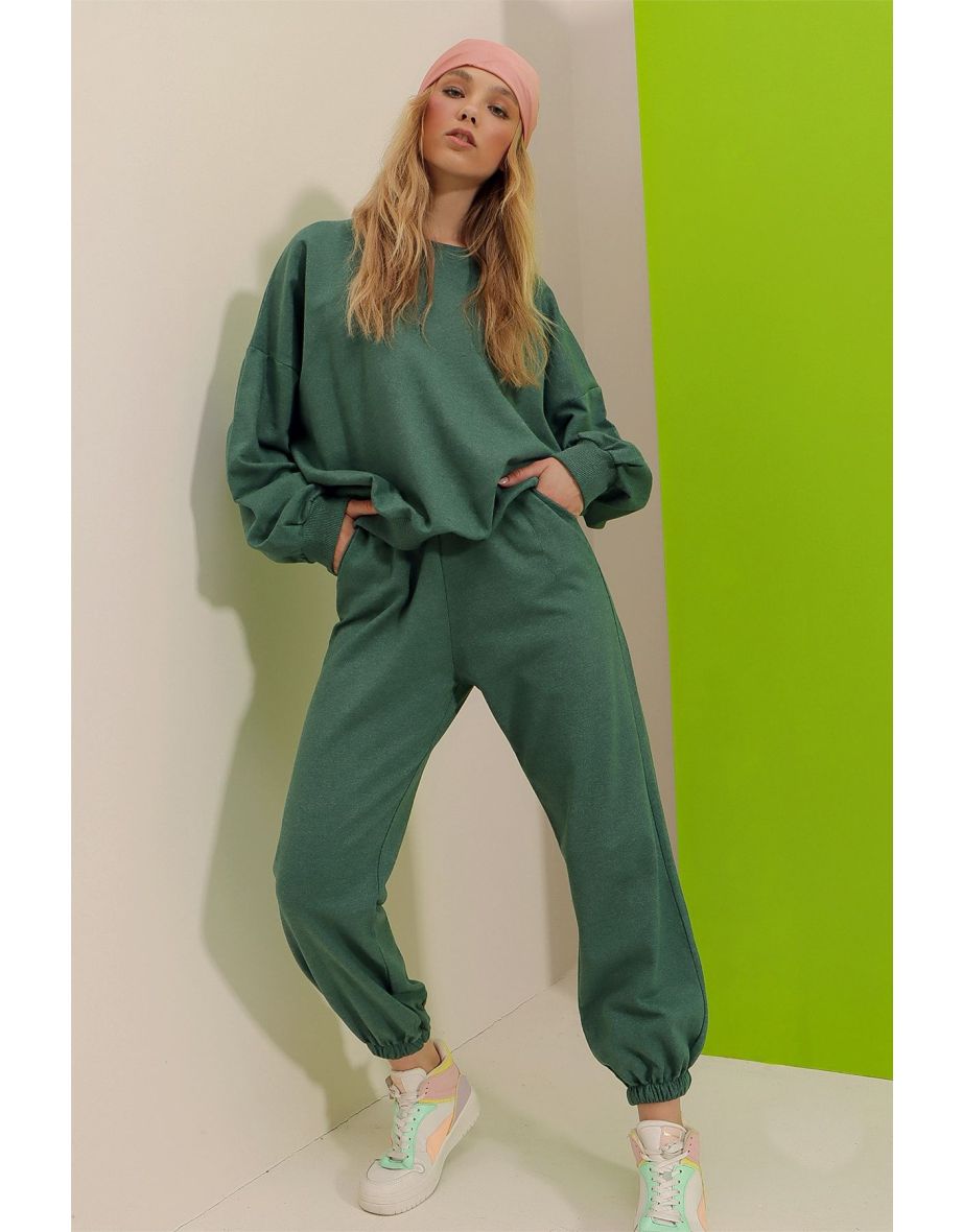 Sweatsuit - Green - Regular fit