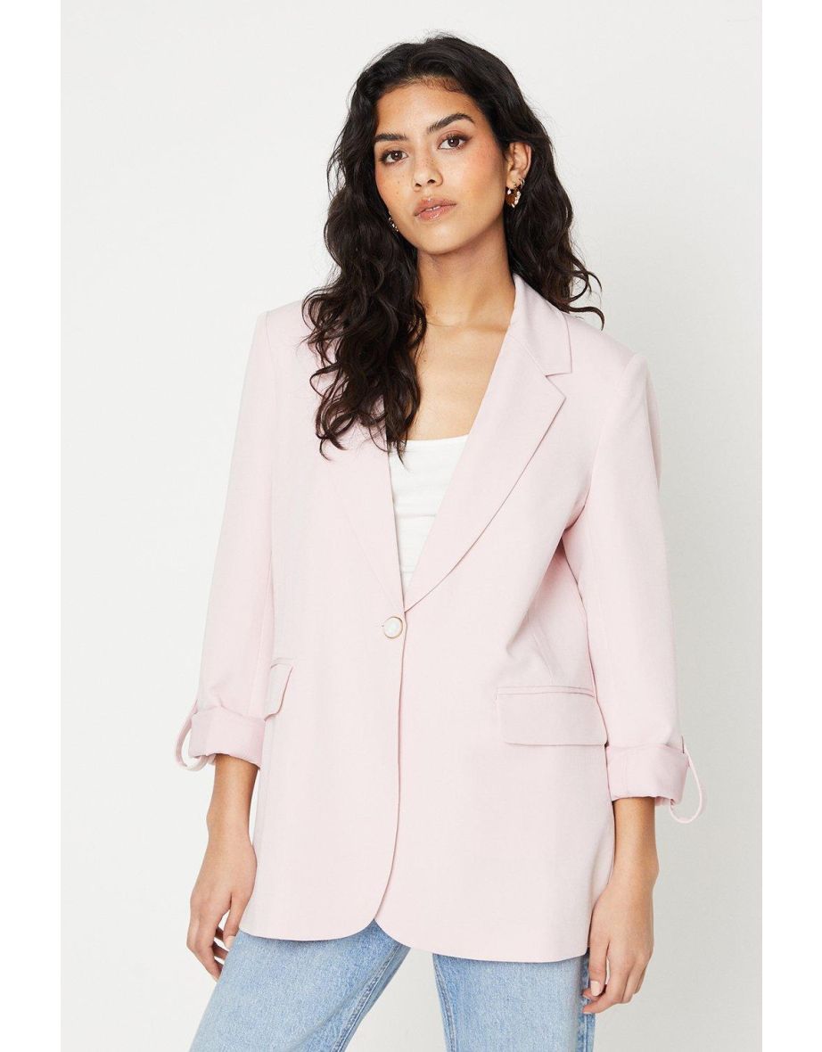 Petite Turn Back Cuff Blazer