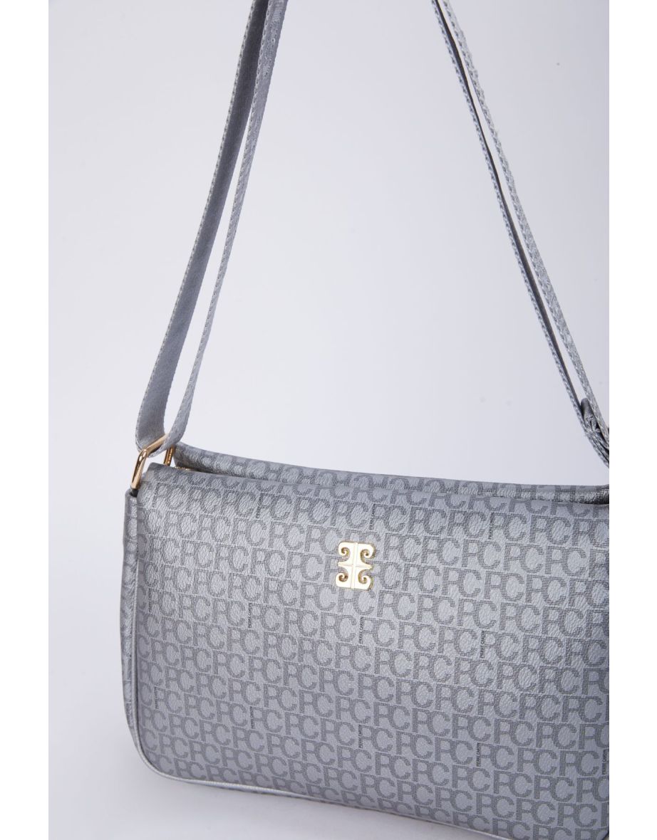 Small Alphabet Platinum Women's Shoulder Bag - 5