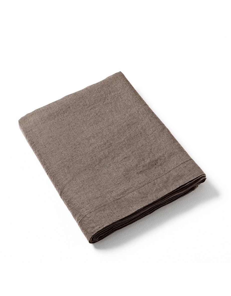 Elina Washed Linen Flat Sheet