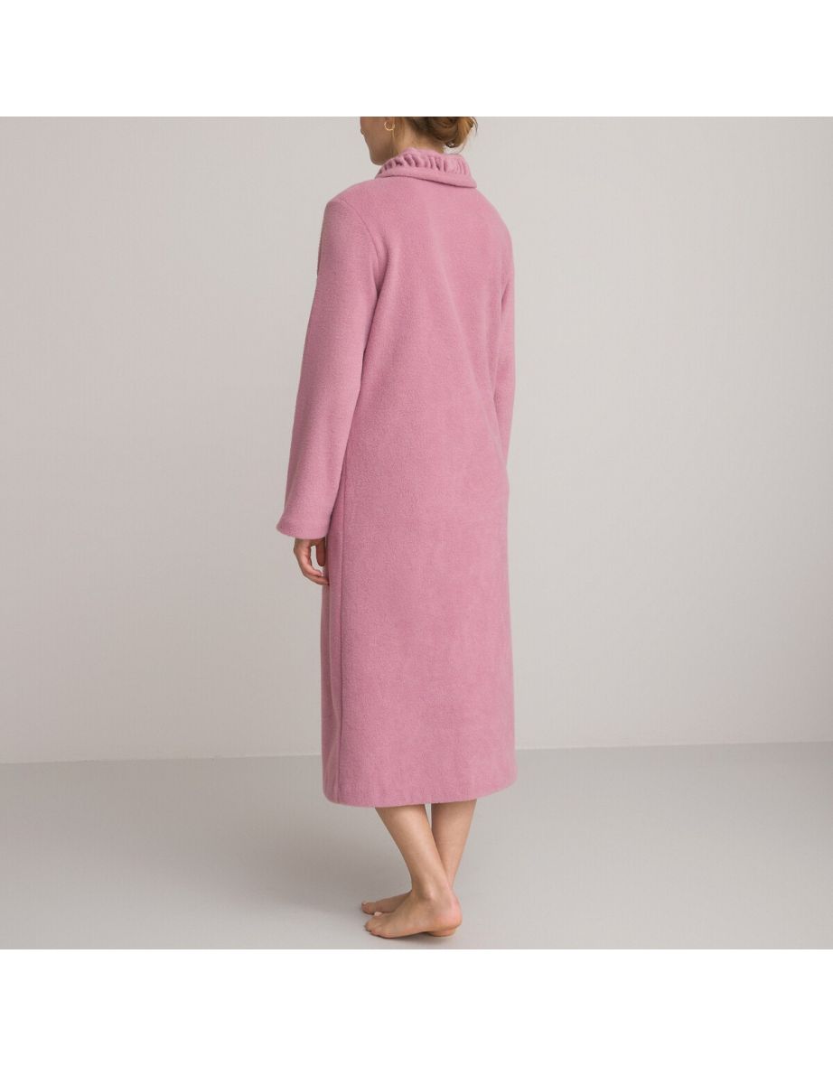 Anne Weyburn Pink Fleece Bathrobe - 6