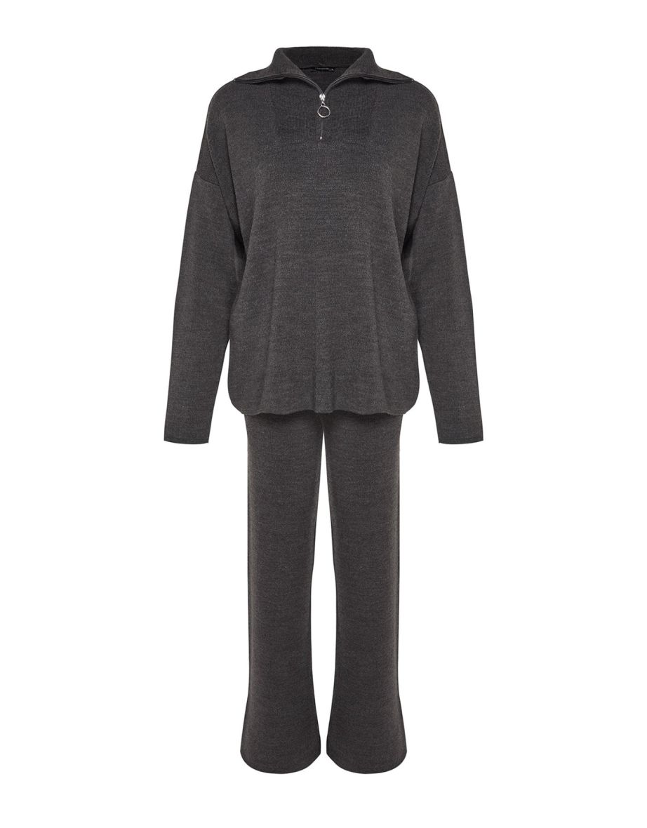 Two-Piece Set - Gray - Oversize - 7