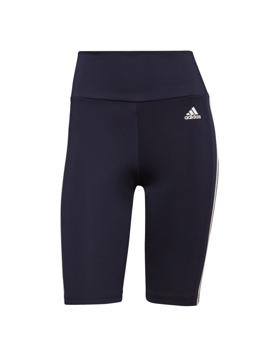 Women's adidas Designed to Move High Rise Tight Shorts in Blue