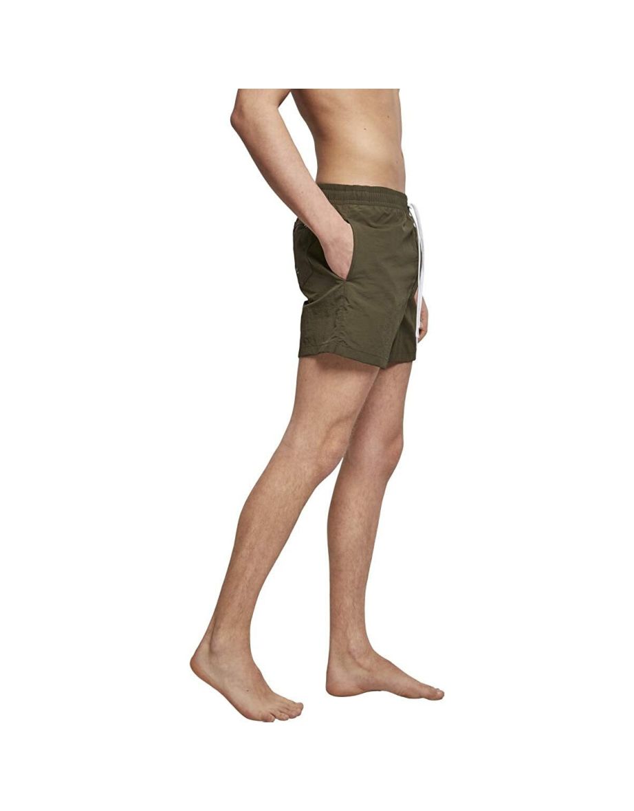 Mens Swim Shorts - Olive - 3
