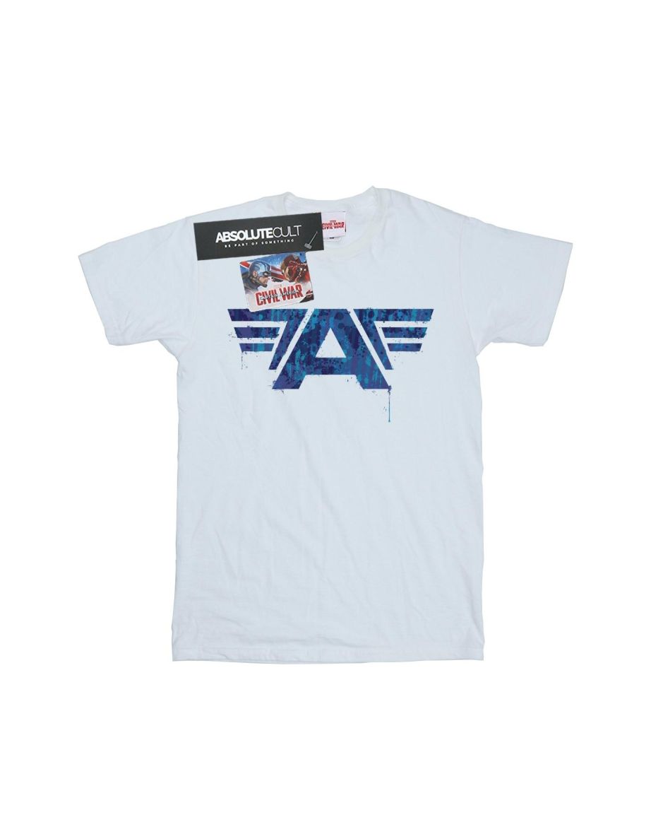 Marvel Boys Captain America Civil War A Game T-Shirt - White - 3
