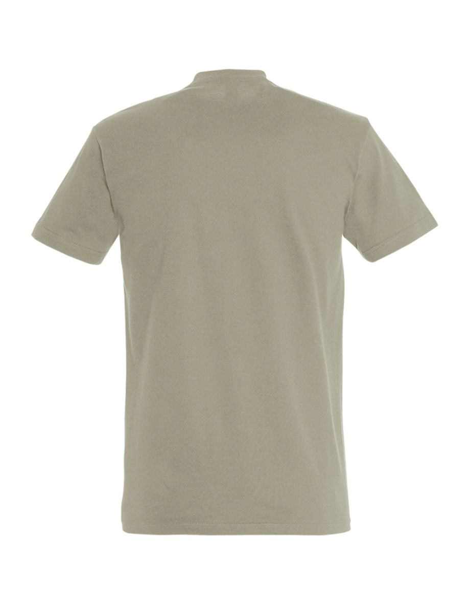 SOLS Mens Imperial Heavyweight Short Sleeve T-Shirt - Khaki - 1